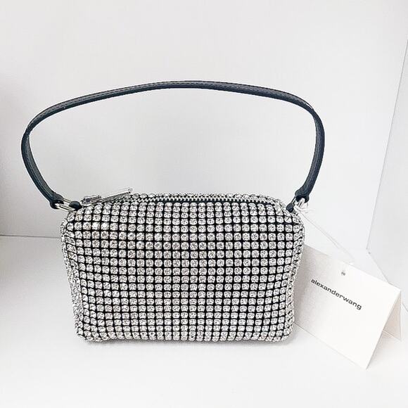 Alexander Wang Heiress Crystal Silver Mini Bag - Picture 9 of 11